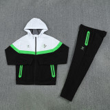 25-26 Real Betis Black White Windbreaker Suit (Hoodie)(风衣套装)