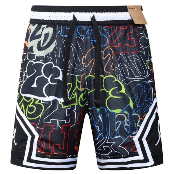 C2527 AJ Black Bastketball Casual Short Pants #烛影红