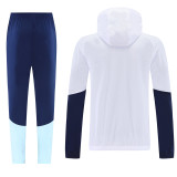 25-26 Argentina White Windbreaker Suit (Hoodie)(风衣套装)