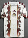 26-27 Mexico White Brown Special Edition Fans Training shirts