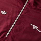 26-27 ARS Brown Red Half Pull Windbreaker (半拉风衣)
