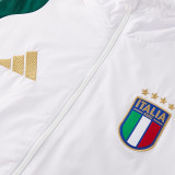 25-26 Italy White Windbreaker Suit (Hoodie)(风衣套装)