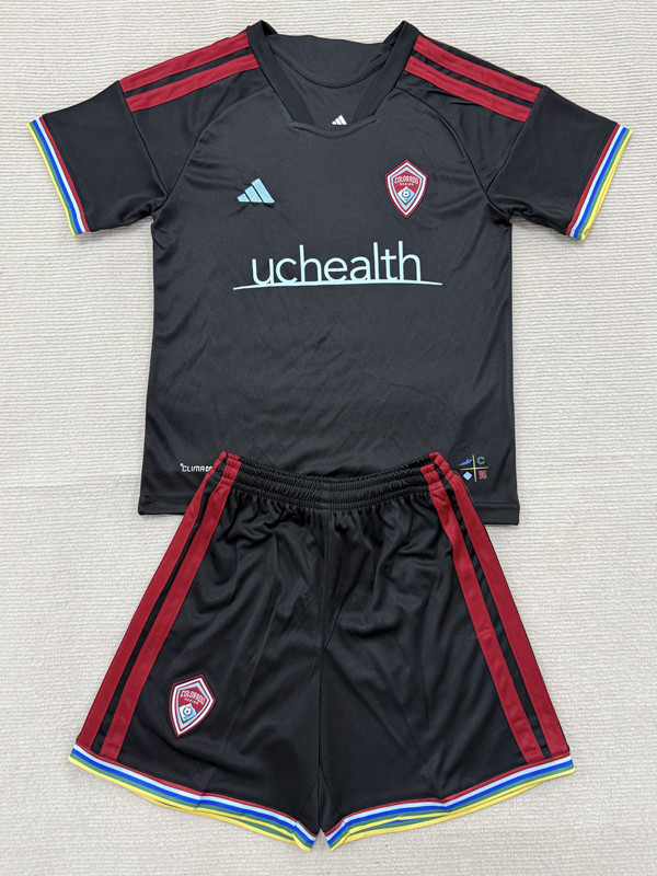 26-27 Colorado Rapids Home Kids Soccer Jersey