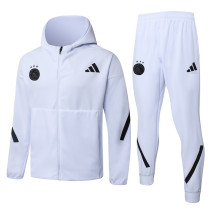 25-26 Ajax White Hoodie Jacket Tracksuit #F631