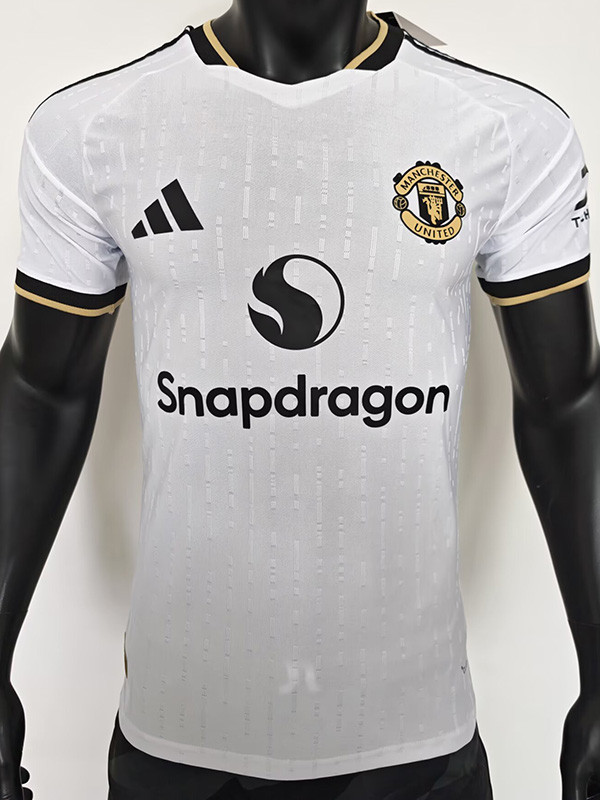 26-27 Man Utd White Player Version Fans Soccer Jersey