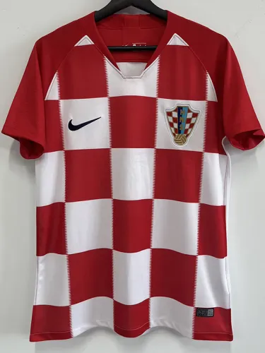 2018 Croatia Home Retro Soccer Jersey