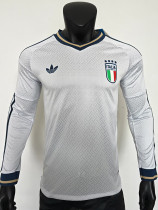 26-27 Italy Away Long Sleeve Player Version Soccer Jersey (长袖球员)