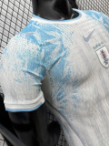 26-27 Uruguay White Blue Special Edition Player Version Soccer Jersey