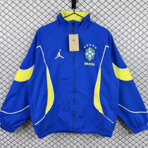 26-27 Brazil Jordan Blue Windbreaker
