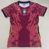 26-27 Brazil JD Red Goalkeeper Women Soccer Jersey (女)