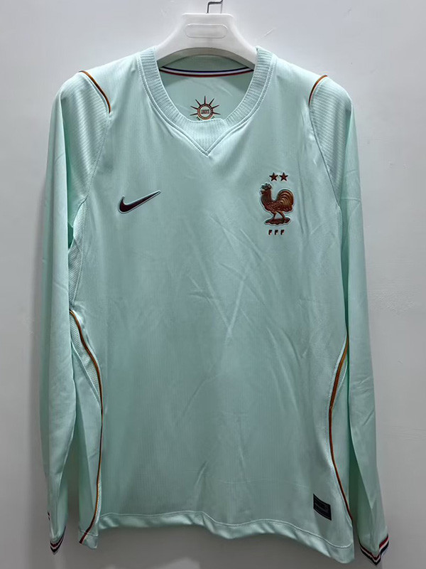 26-27 France Away Long Sleeve Soccer Jersey (长袖)