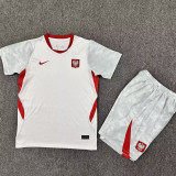 26-27 Poland Home Kids Soccer Jersey