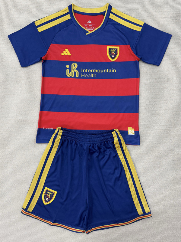 26-27 Real Salt Lake Home Kids Soccer Jersey