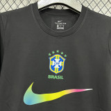T296 Brazil Black High Quality Casual T-Shirt