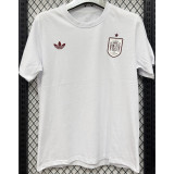 T293 Spain White High Quality Casual T-Shirt