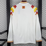1996 Spain Home Long Sleeve Retro Soccer Jersey (长袖)