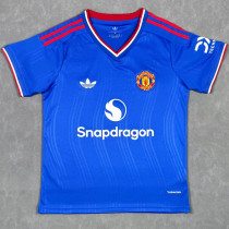26-27 Man Utd Blue Special Edition Fans Soccer Jersey (红边)