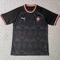 26-27 Portugal Black Special Edition Fans Training shirts (红圆领)
