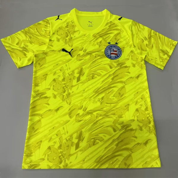 26-27 BaHia Fluorescent Green Goalkeeper Fans Soccer Jersey
