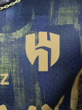 2026 Al-Hilal Blue Black Special Edition Player Version Soccer Jersey (金广告)