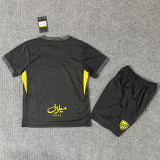 25-26 Ittihad Club Black Kids Soccer Jersey