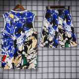 26-27 Man Utd Blue Tank top and shorts suit