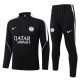 26-27 PSG Black Half Pull Tracksuit #B26033(半拉链)