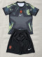 26-27 Netherlands Black Goalkeeper Kids Soccer Jersey
