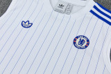 25-26 CHE White Tank top and shorts suit