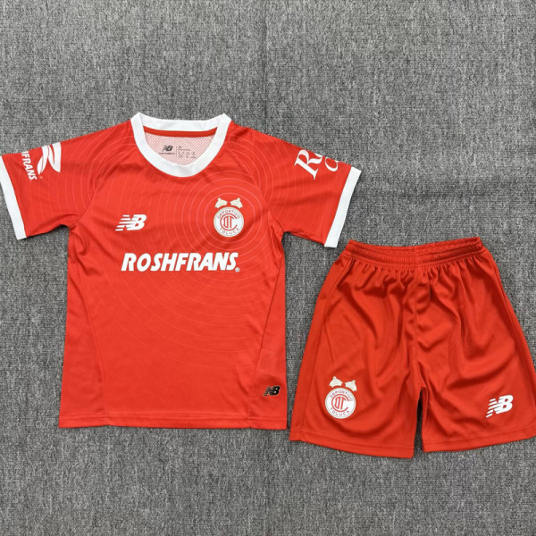 25-26 Toluca Double-Champion Kids Soccer Jersey