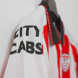 26-27 Derry City  Home Fans Soccer Jersey (全广告)