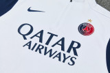 26-27 PSG White Half Pull Tracksuit (半拉链)