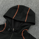 26-27 CHE Black Windbreaker Suit (Hoodie)(风衣套装)