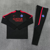 26-27 PSG Black Half Pull Tracksuit (半拉链)