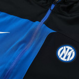 26-27 INT Black blue Windbreaker Suit (Hoodie)(风衣套装)