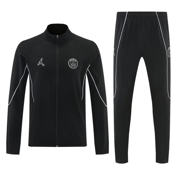 26-27 PSG Jordan Black Windbreaker Suit (风衣套装)