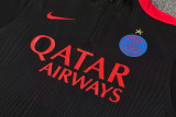 26-27 PSG Black Half Pull Tracksuit (半拉链)