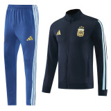 26-27 Argentina Royal blue Jacket Tracksuit #01