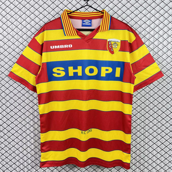 1996-1997 RC Lens Home Retro Soccer Jersey