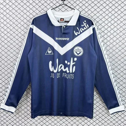 1996-1997 Bordeaux Home Long Sleeve Retro Soccer Jersey