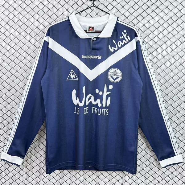 1996-1997 Bordeaux Home Long Sleeve Retro Soccer Jersey (长袖)