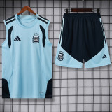 26-27 Argentina Light blue Tank top and shorts suit