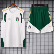 26-27 Italy White Tank top and shorts suit