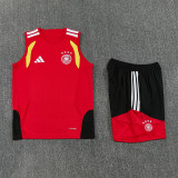 26-27 Germany Red Tank top and shorts suit