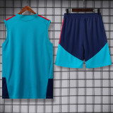 26-27 Spain Lake blue Tank top and shorts suit