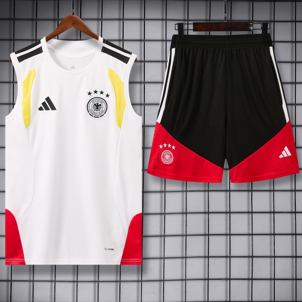 26-27 Germany White Tank top and shorts suit