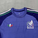 26-27 Mexico Purple Blue Fans Goalkeeper Soccer Jersey