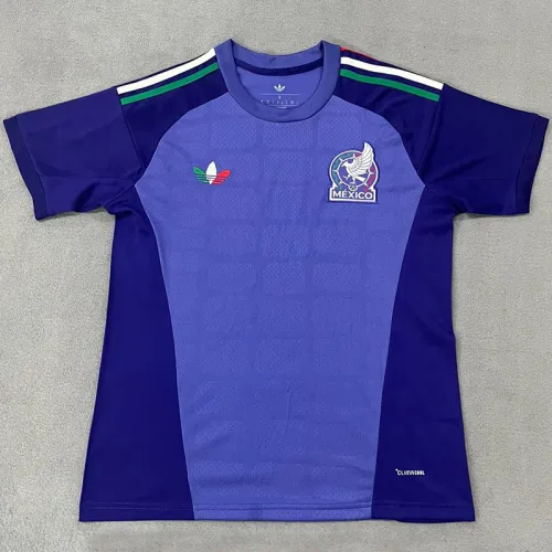 26-27 Mexico Blue Fans Goalkeeper Soccer Jersey