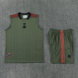 25-26 Bayern Dark green Tank top and shorts suit