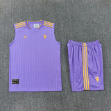 25-26 Man Utd Purple Tank top and shorts suit